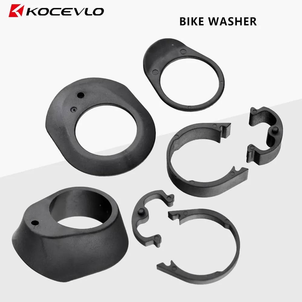 Kocevlo Bike Clamp Plastic Mountain Bike Clamp Seatpost Bicycle Clamp Stem Washer  Bicycle Washer Spacer