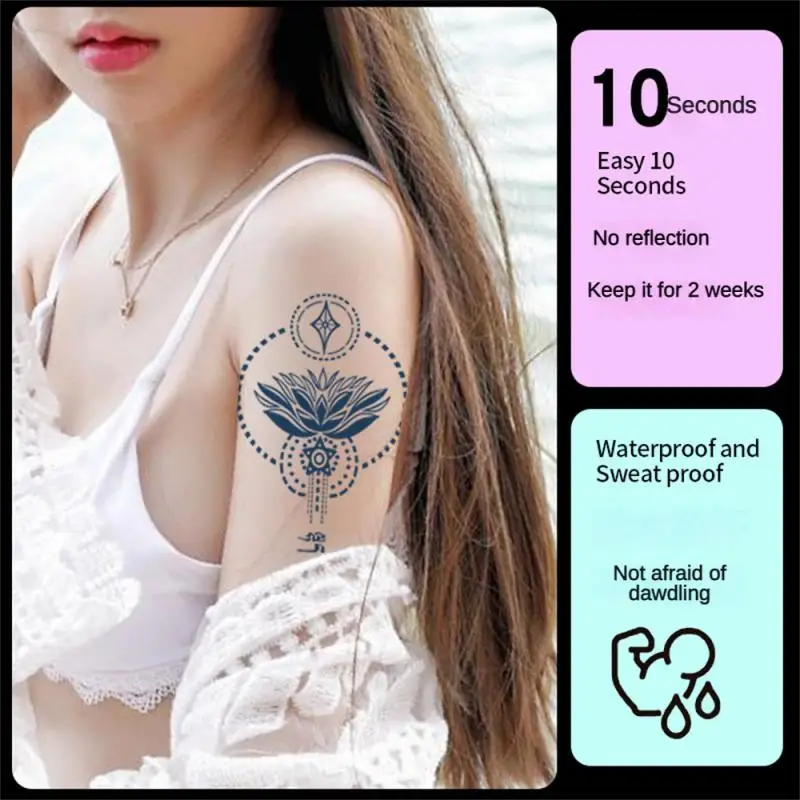 Simulated Tattoo Stickers Gem Haina Tattoo Not Easily Detached Waterproof And Wear-resistant Fake Tattoo Sticker Waterproof Arm