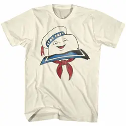 OFFICIAL Ghostbusters Men's T Shirt Stay Puft Marshmellow Man Head
