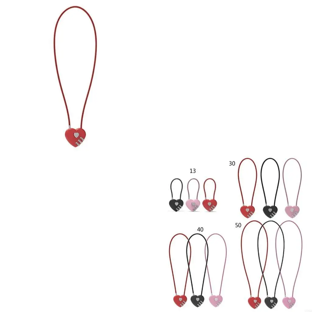 

Замок с сердечками для влюбленных, свадебный мини-кодовый замок, комбинированные навесные замки для дорожных сумок, чемоданов,