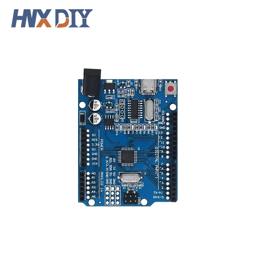 1-10 szt. Płytka rozwojowa ATmega328P UN0 R3 z listwą kołkową i kablem, kompatybilna z projektami Arduino IDE — zdjęcie produktu 5