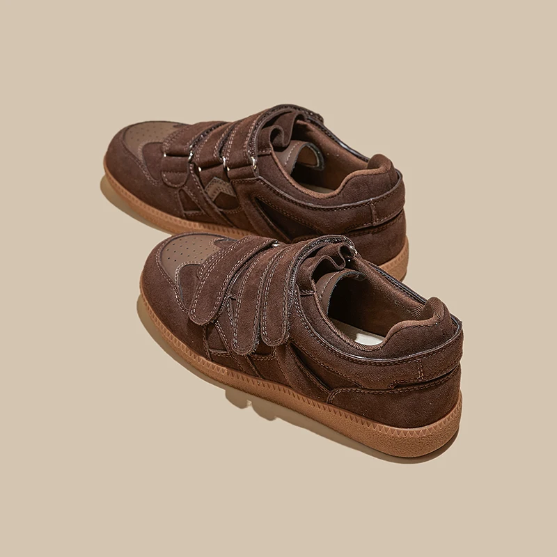 Women's Velcro Walking Sneakers - Non-Slip Flat Training Shoes