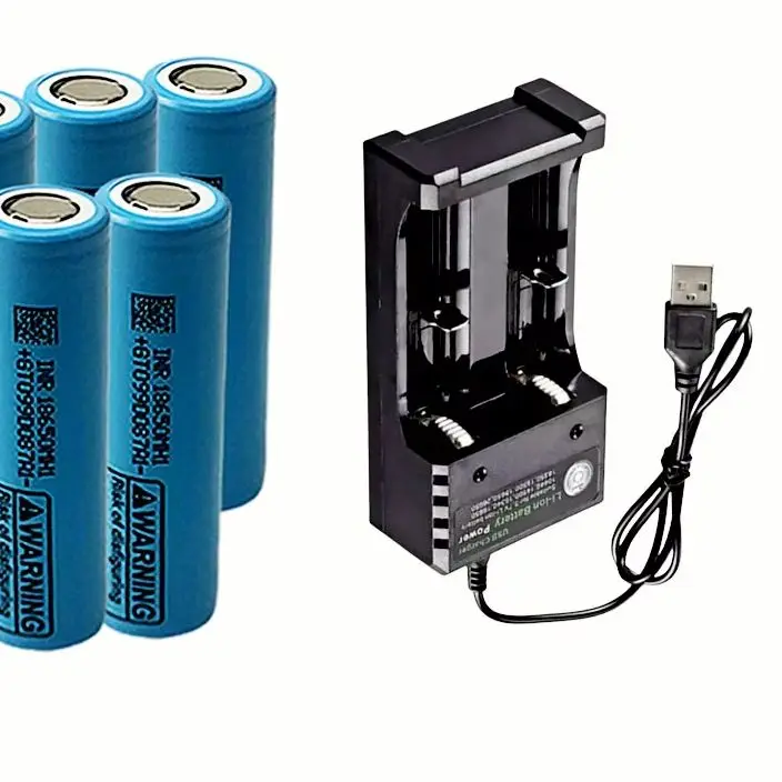 

3.7V Li-ion battery Real Capacity 2000/3200mAh INR18650 MH1 for our 18650 30A toy tool flashlight battery+USB charger