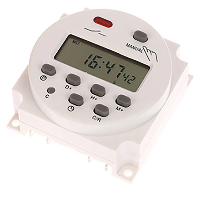 

AAAF Timer Switch Power Timer CN101A Digital LCD DC 12V Programmable Time Switch Relay CN101 Power Timer