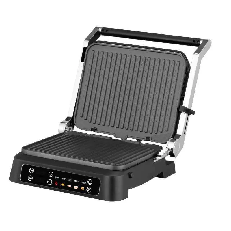 Electric Waffle Maker 2 in 1 Removable Plates Household Breakfast Machine Double Sided Grill Non Stick Cooking Appliance for