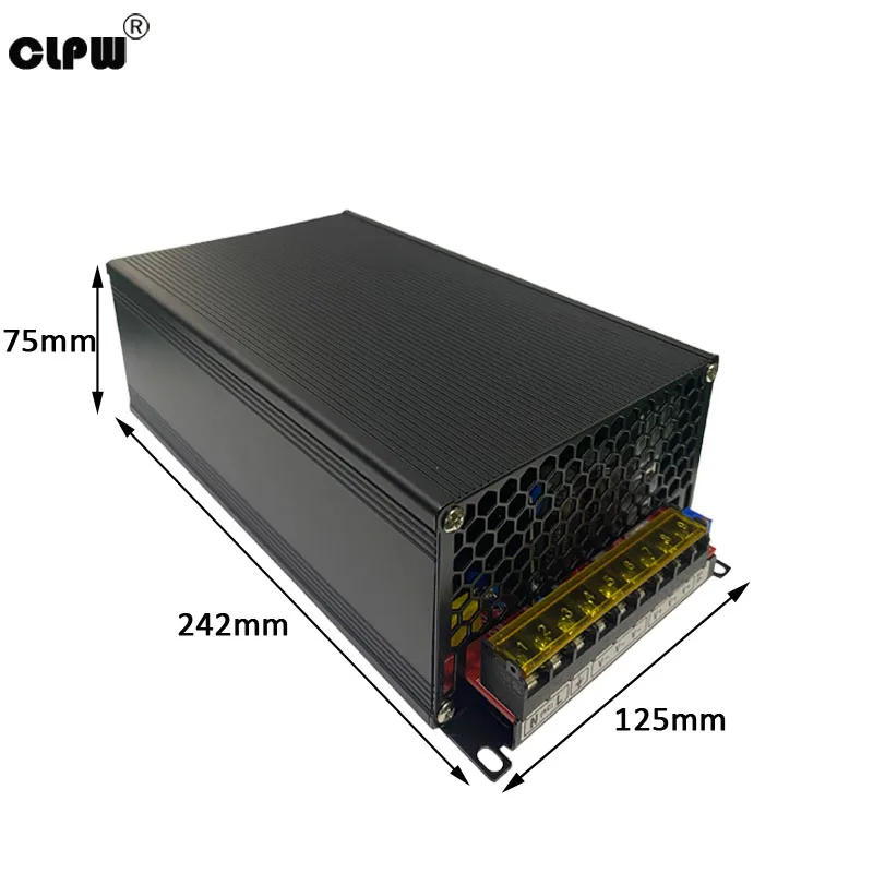 AC to DC 1500W 12V 125A 24v 62A 36v 48v 31A Adjustable Led Driver Transformers for CCTV Camera Stepper Motor 14.6V Power Supply