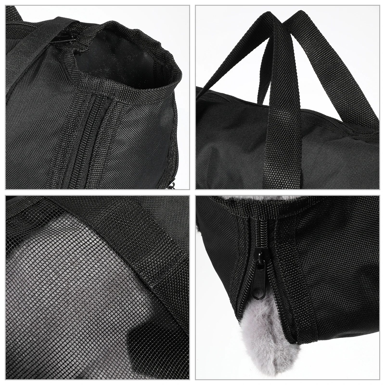 

Cat Grooming Bag Nail Trimming Bath Mesh Carrier Pouch Pet Washing Accessory Secure Zipper Sturdy Oxford Fine Mesh Cat