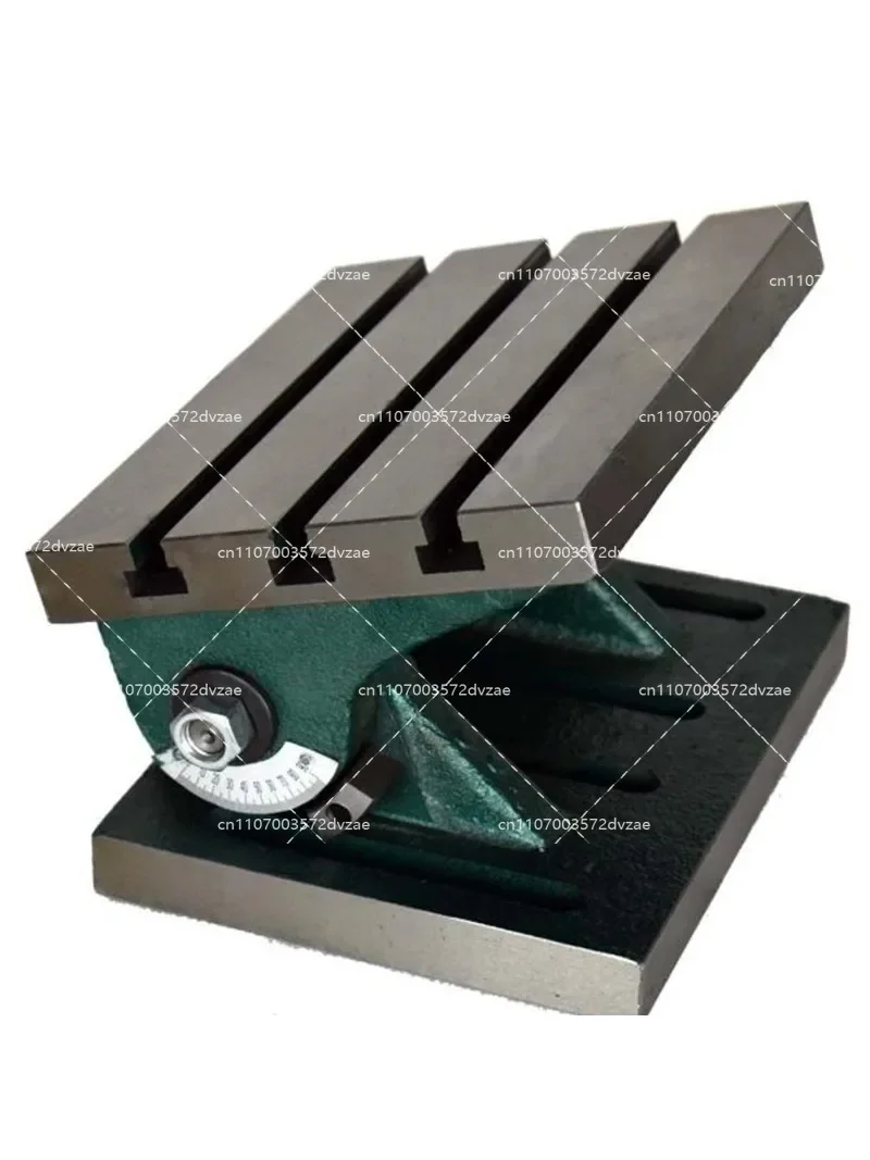 6inch Vertical Adjustable Angle Tilt Rotation Table Milling Machine Drilling Machine Precision Processing 90 Degree
