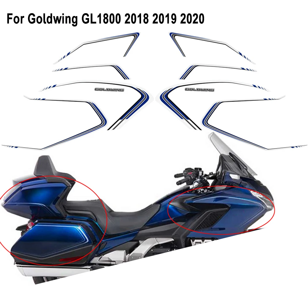 Motorcycle Tank Pad GL 1800 Touring Sticker Decal Kit Case For Honda Goldwing GL1800 F6B Protector Fairing Fender 2018 2019 2020