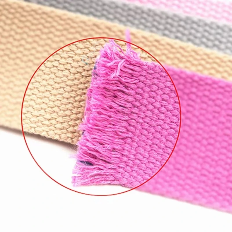Cotton Webbing Strap Canvas Ribbon For Knapsack Strapping Bags Crafts Diy Belt Bag Dog Accessories 20/25/32/38/50mm 3m/lot