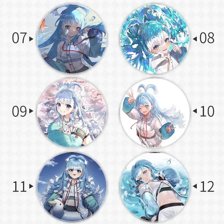 Kobo Kanaeru شارة بروش ، Vtuber الظاهري YouTuber ، مرساة الأجهزة الطرفية ، دبوس الملحقات ، على ظهره الديكور ، التلبيب ، حقيبة مدرسية