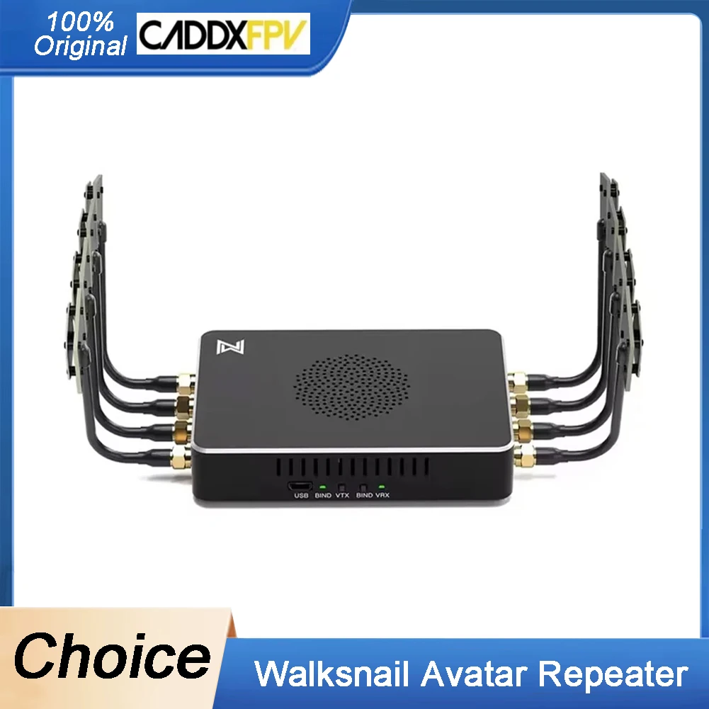 

HawkSpeed CADDX Walksnail Avatar Repeater Повышенный сигнал на большие расстояния Репитер передачи видео высокой четкости
