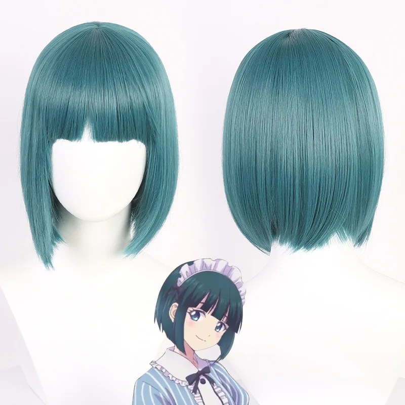 新しいメイド屋外カフェコスプレウィッグ小さな白菊コスプレウィッグ