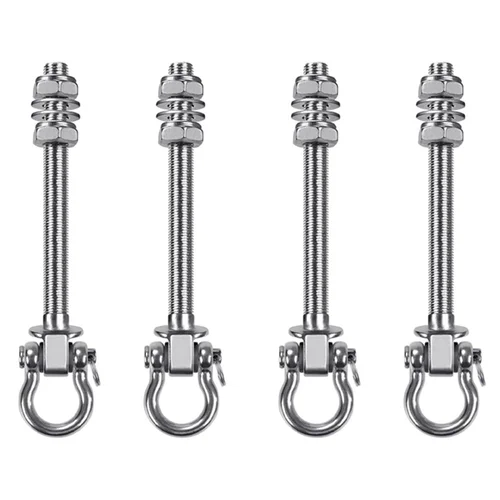 ABWZ-4X gancho para columpio de alta resistencia, hamaca de Yoga, gancho para saco de arena, accesorios para silla colgante para patio de juegos, hamaca de Yoga para porche