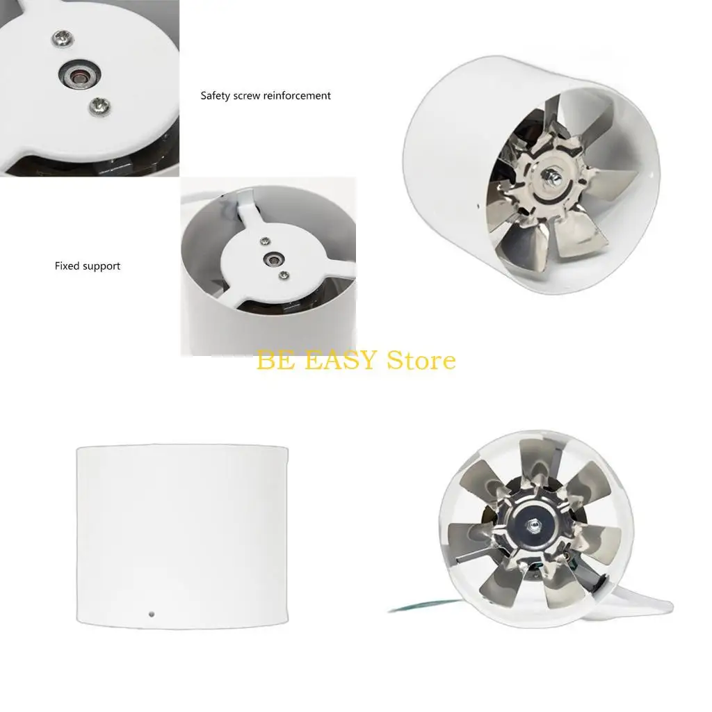 

E28F Энергосберегающий вентилятор Эффективный трубчатый вентилятор Тихий и надежный вытяжной вентилятор для дома