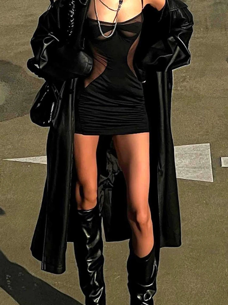 女性のためのノースリーブブラックミニドレス,女性のパッチワークウェア,ホルターネック,ノースリーブ,サマーファッション