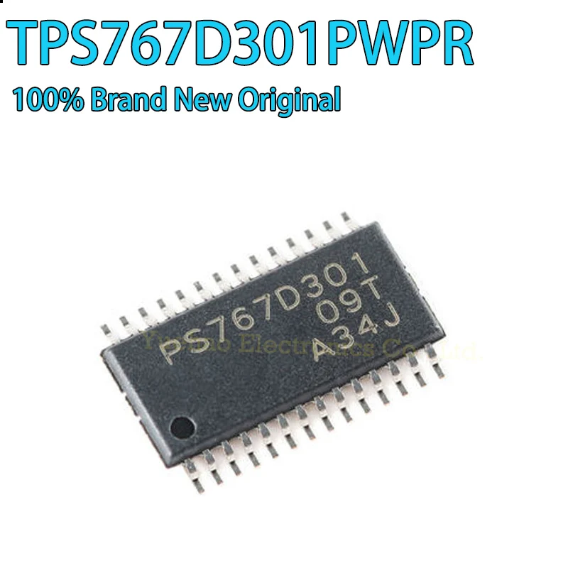 TPS767D301 TPS767D301PWPR PS767D301New HTSSOP-28 MCU Originais Chip IC