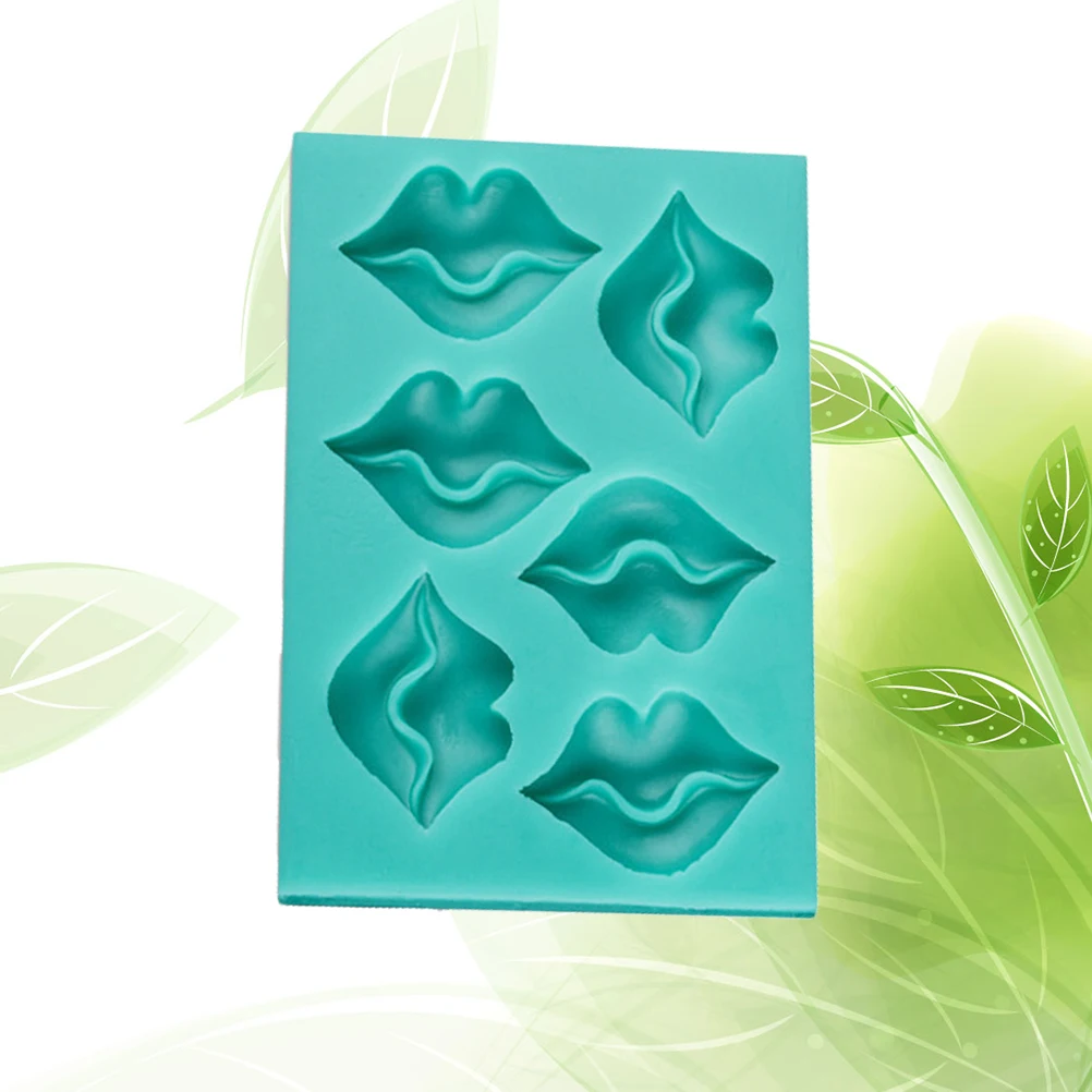 

Lip Shape Silicone Cake Mold Food Grade Baking Tray Oven Microwave Safe For Chocolate Mousse Jelly Dessert Making Tool
