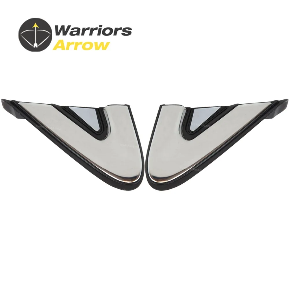 

Pair Front Left Right Side Fender Pillar Trim Molding Chrome 86190-S1100 86210-S1100 For Hyundai Santa FE 2019-2020