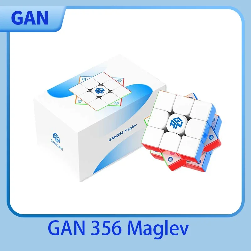 【JudyCube】GAN 356 Maglev UV 3X3X3 Cubo mágico magnético de velocidad sin pegatinas juguetes profesionales GAN 356 M Cubo mágico rompecabezas