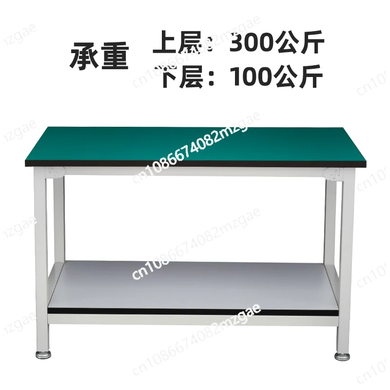 Double layer factory electronic assembly line workshop operation desk Production line maintenance workbench