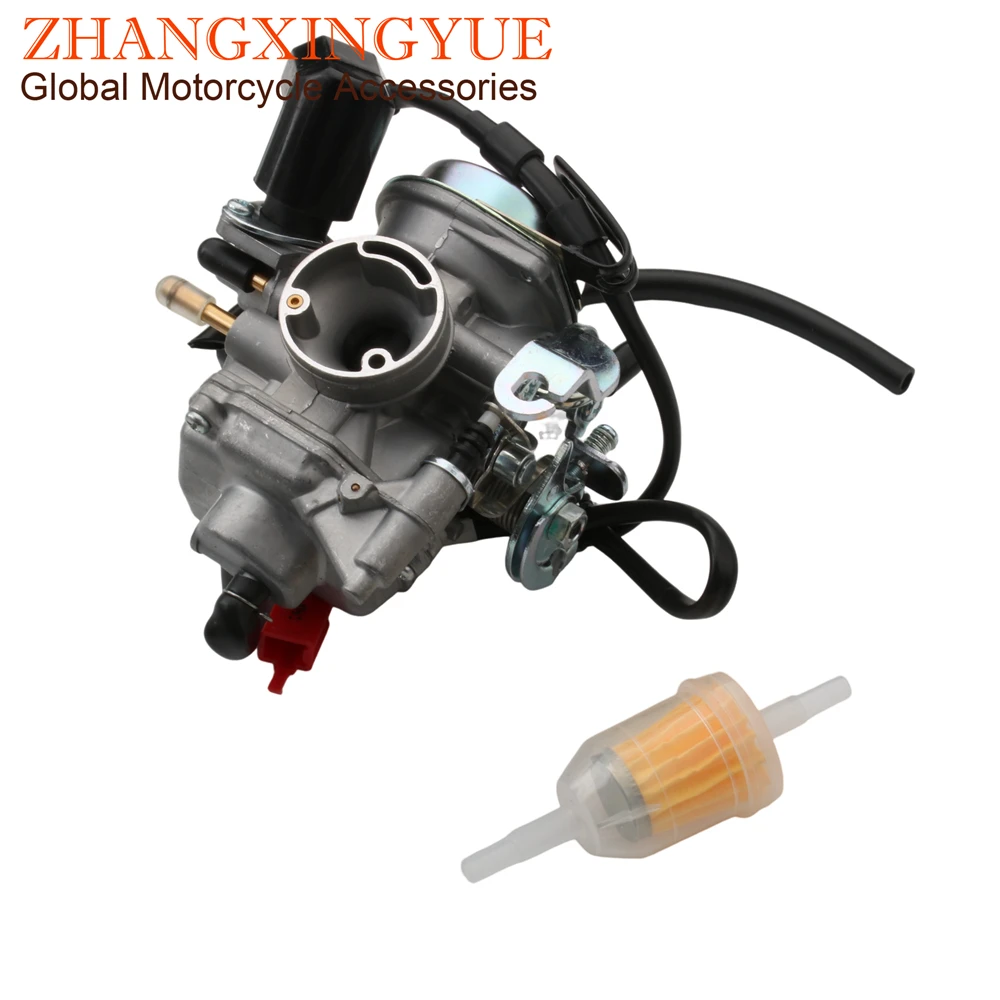 

Scooter Carburetor Moped For SYM Allo 50 Crox Fiddle II Orbit 2 X'Pro 50cc 4T E4 16100-AW1-000 SVB 18J