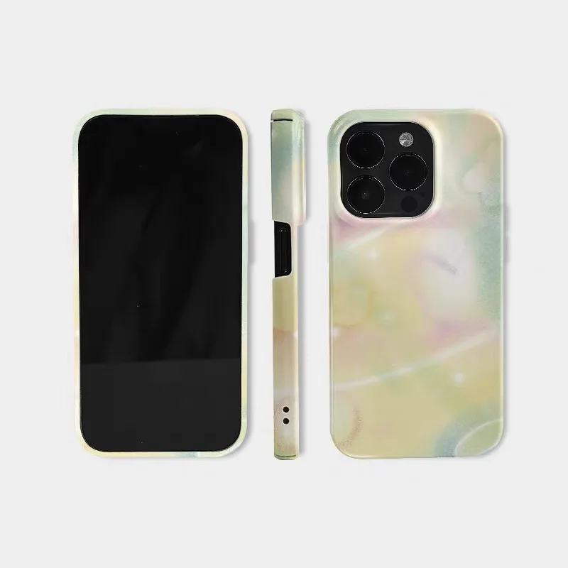 حافظة مضادة للصدمات على الجدران باللون الأصفر لهاتف آيفون 16 15 14 13 ProMax غطاء خلفي لهاتف 12 11 Pro Plus 8 7 X XS XR