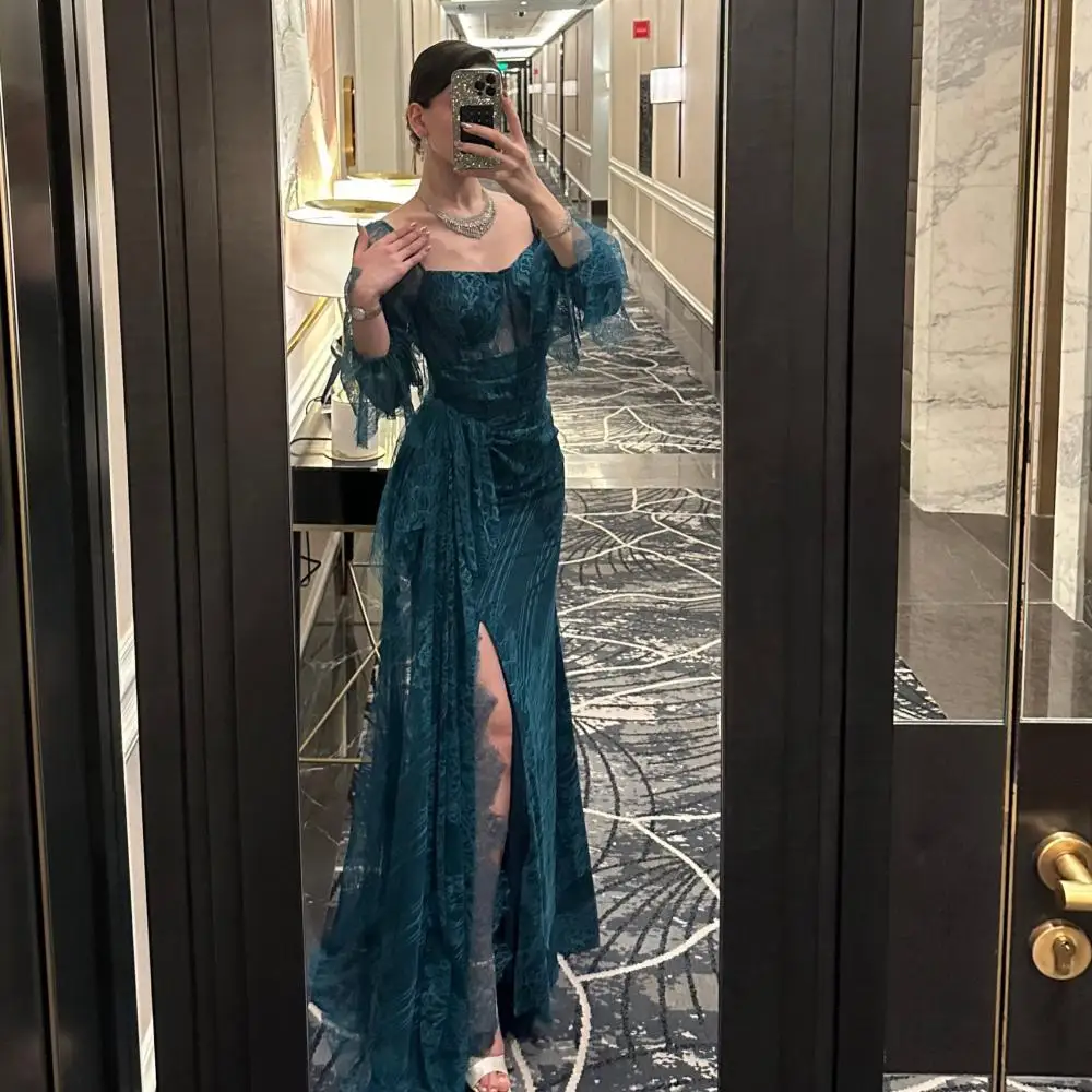 

Изысканные вечерние платья в арабском стиле: кружевные, сексуальные, для вечеринок, с открытой спиной, для выпускного бала, на заказ, класса люкс, робы де сюрье