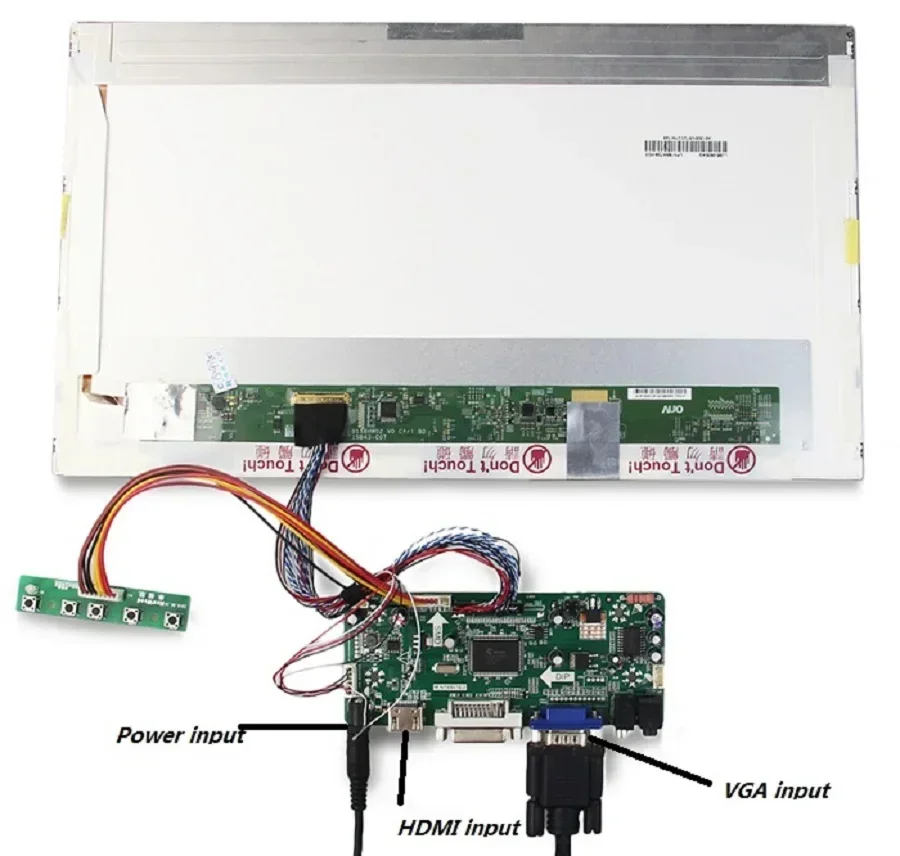 Placa controladora compatible con HDMI DVI VGA para LP154WP3-TLA1 LP154WP3-TLA2 LP154WP3-TLA3 LP154WP3-TLAV 1440X900 panel LED 15,4"