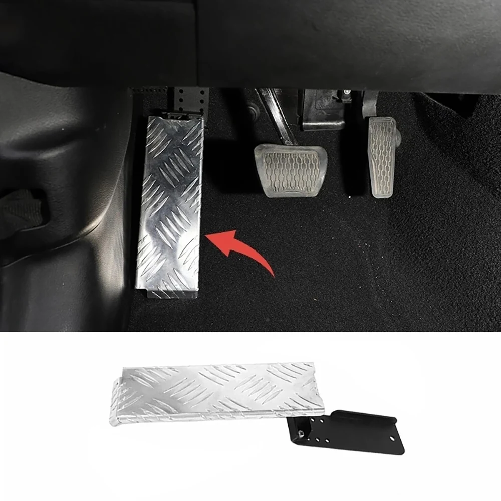 Car Left Side Foot Rest Pedal for Jeep Wrangler JL Gladiator JT 2018 2019 2020 2021 2022 Car Accessories