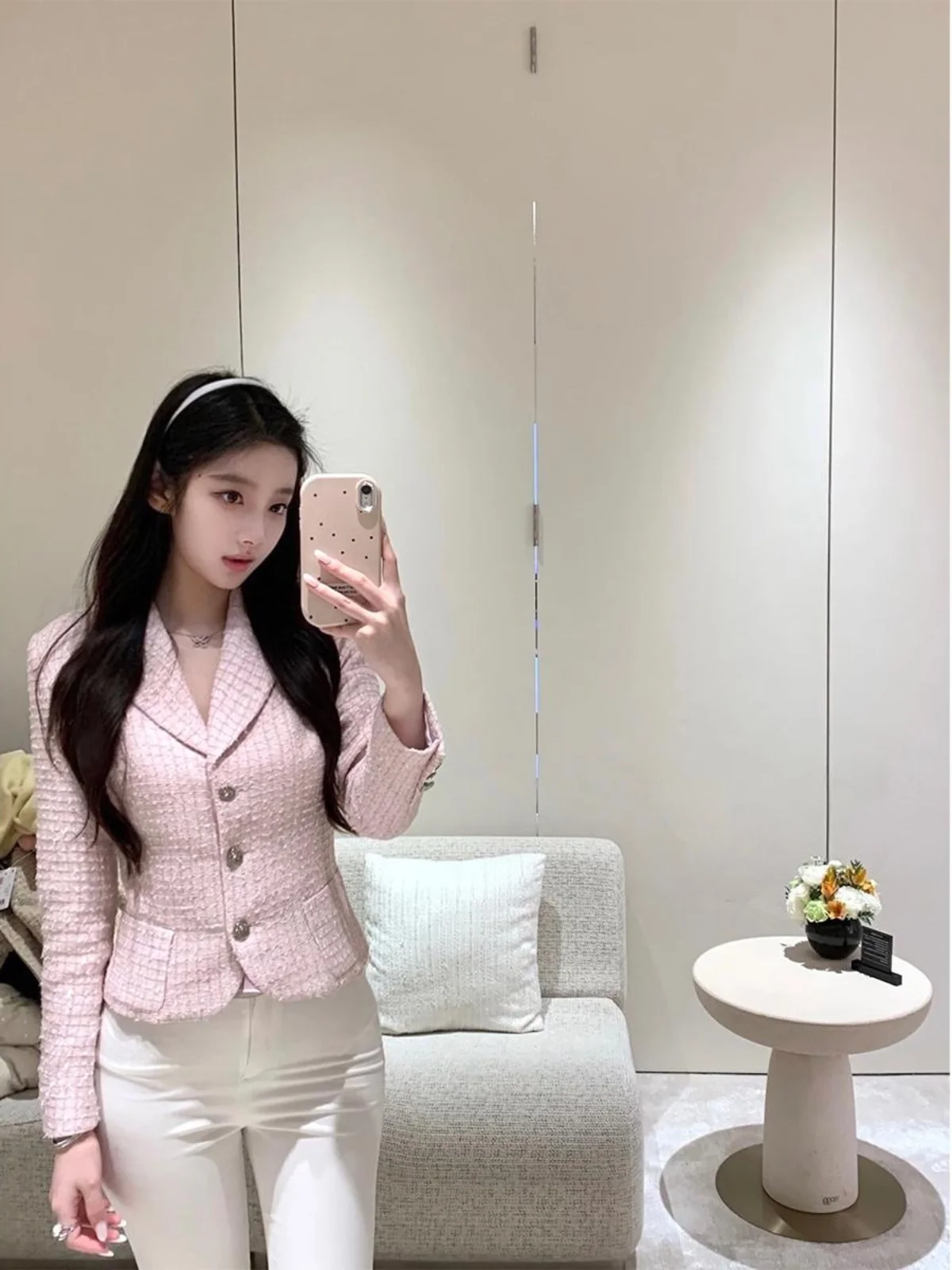 

Весенний приталенный жилет с воротником-стойкой, высококачественный, стильный, винтажный, во французском стиле, модная верхняя одежда DUCHUNZI