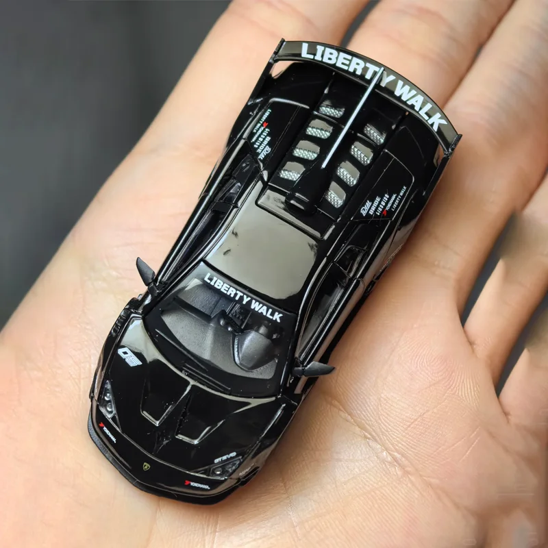 Minigt Baru # 1053 1:64 Lamborghini Batmobile Murcielago Gt Evo Simulasi Miniatur Mobil Sport Diecast dari Alloy Model Hadiah Natal