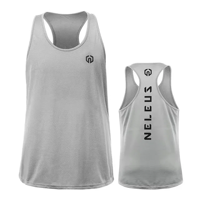 Men Basketball Shirts Running Gym Tops Sports Vest Quick Dry Breathable Slightly Stretch Moisture Wicking Loose Tank Top Train