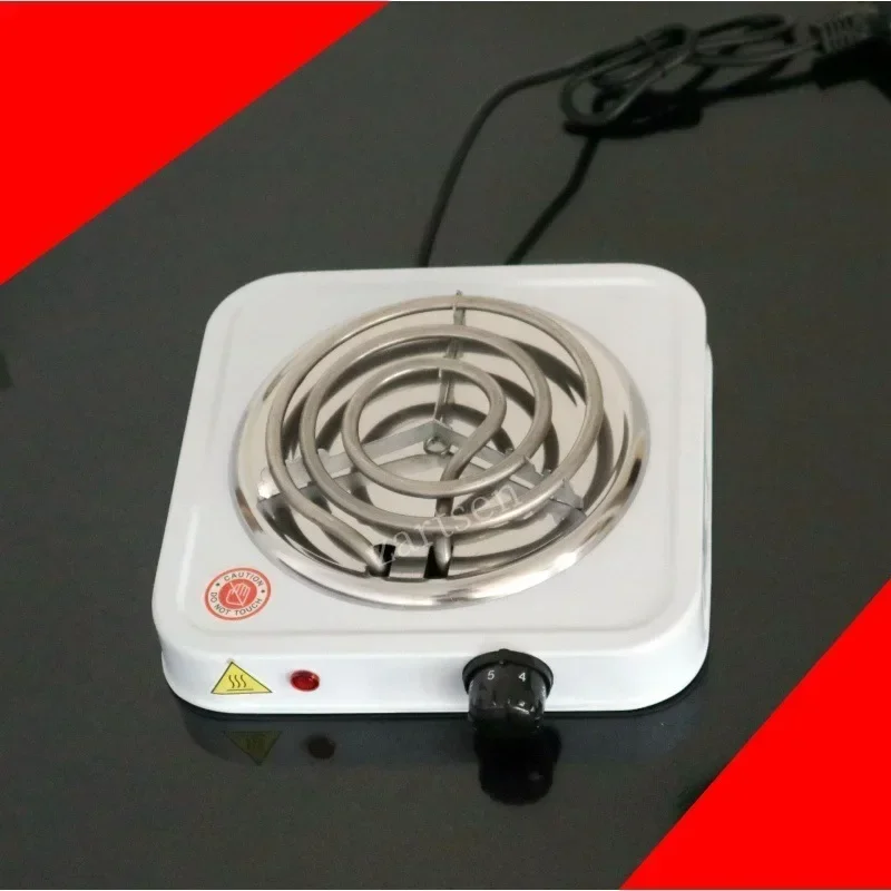 500W Iron Burner Electric Stove Hot Plate Portable Kitchen Cooker Coffee Heater Milk Soup Durable Asjustable Quick