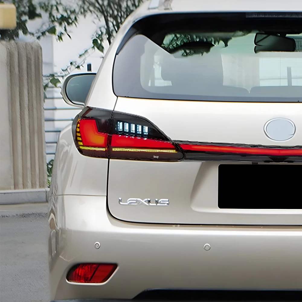 Подходит для Lexus RX270, RX300, RX330, RX350, RX450H 2009-2015, обновление заднего фонаря автомобиля, светодиодные задние фонари с прямой посадкой Подходит для Lexus RX270, RX300, RX330, RX350, RX450H 2009-2015, обновление заднего фонаря автомобиля, светодиодные задние фонари с прямой посадкой