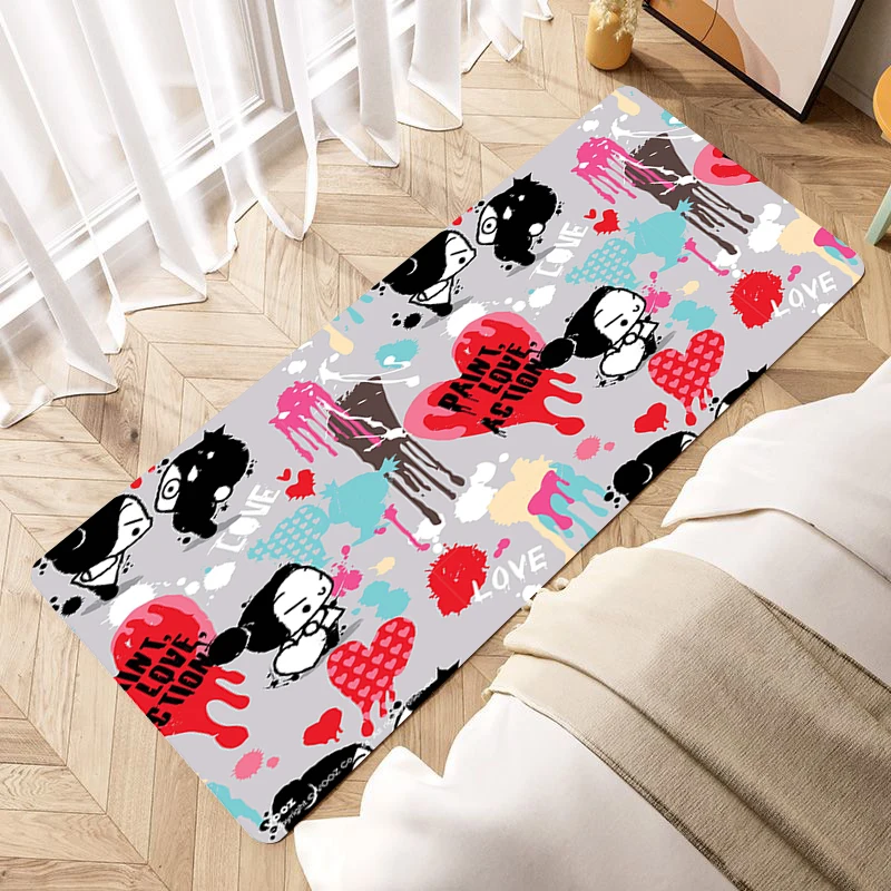 Pucca Rugs Modern Home Decoration Living Room Mat Foot Mats House Entrance Mat Rug Home Decor Accessories Doormat Entrance Door