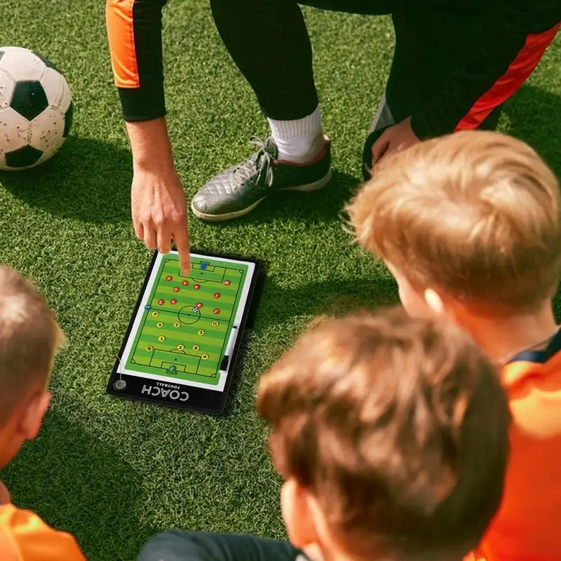 Soccer Clipboard For Coaches Coaching Clipboard Magnetic Scoreboard Tracker For Training Baseball Football Hockey Dugout Sports