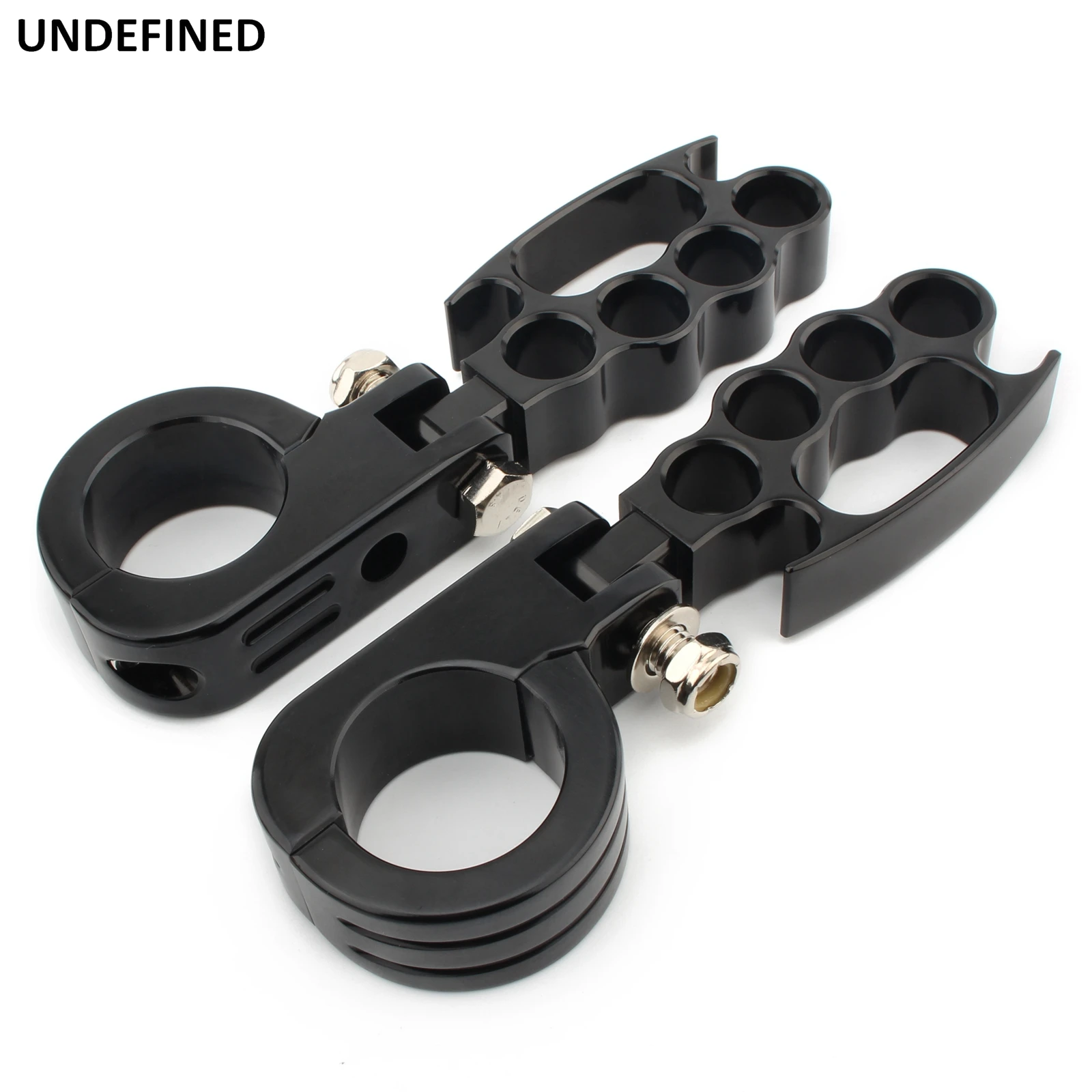 32 38mm Motorcycle Black Highway Footrests Foot Pegs CNC Mount-Style Rearset Footpegs For Harley Dyna Touring Chopper Cafe Racer