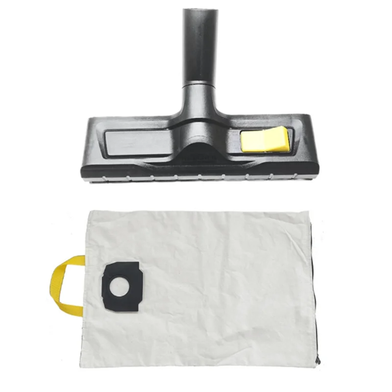 ABUS-For Karcher WD4 WD5 WD6 فرشاة الأرضية حقيبة ملابس قابلة للاستبدال قابلة للتحويل الرطب/الجاف فوهة الطابق فرشاة رئيس مرفق