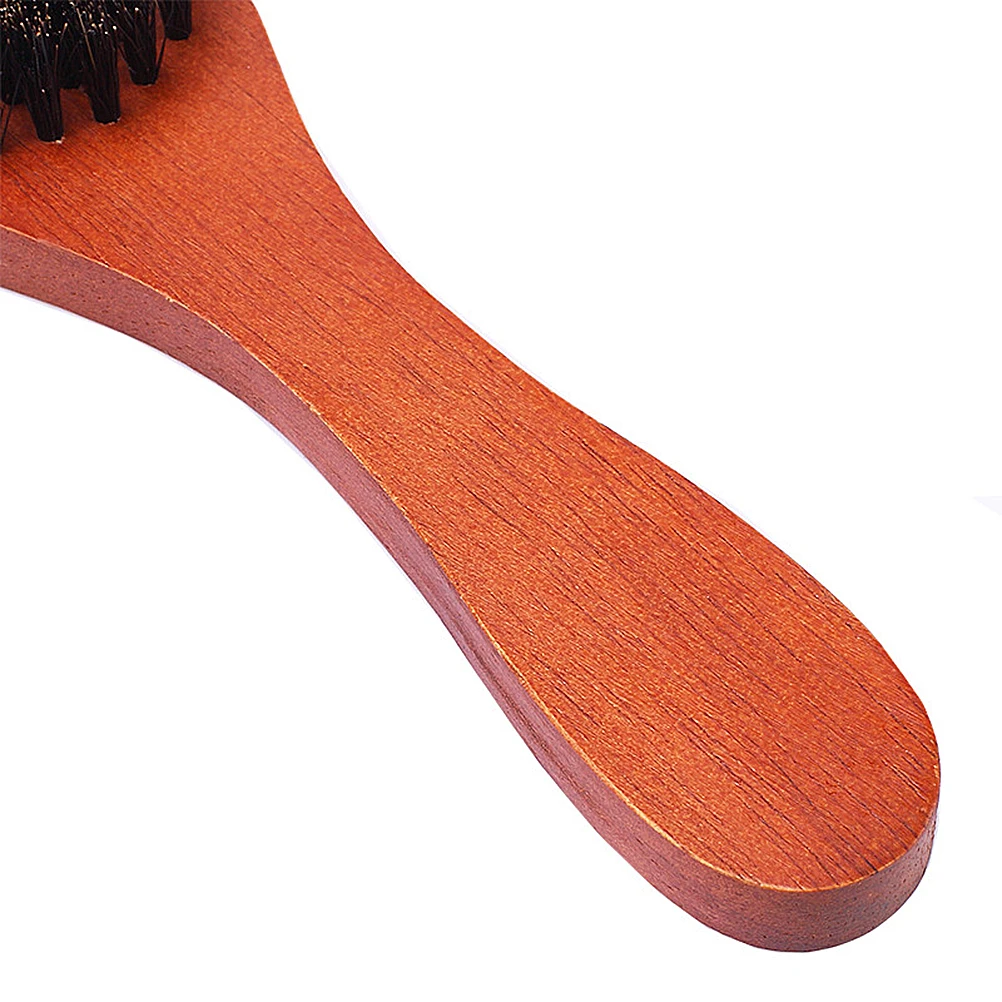 

1pc Bristle Comb Hairbrush Wooden Hairstyling Tool for Salon Home Use with Eco Friendly Material Thick Mane Soft Smooth