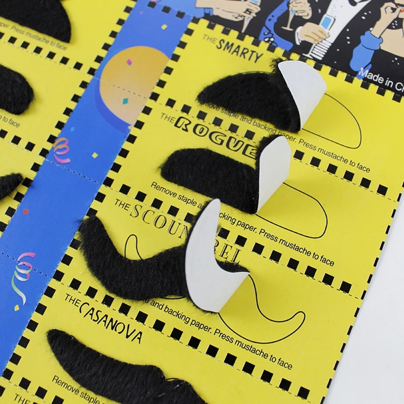 Gag Gift Voor Kids & Volwassenen Fake Moustache Kids Party Favor Speelgoed Creatieve Benodigdheden Voor Leeftijd 6 + Kids/volwassenen Party Decoratie