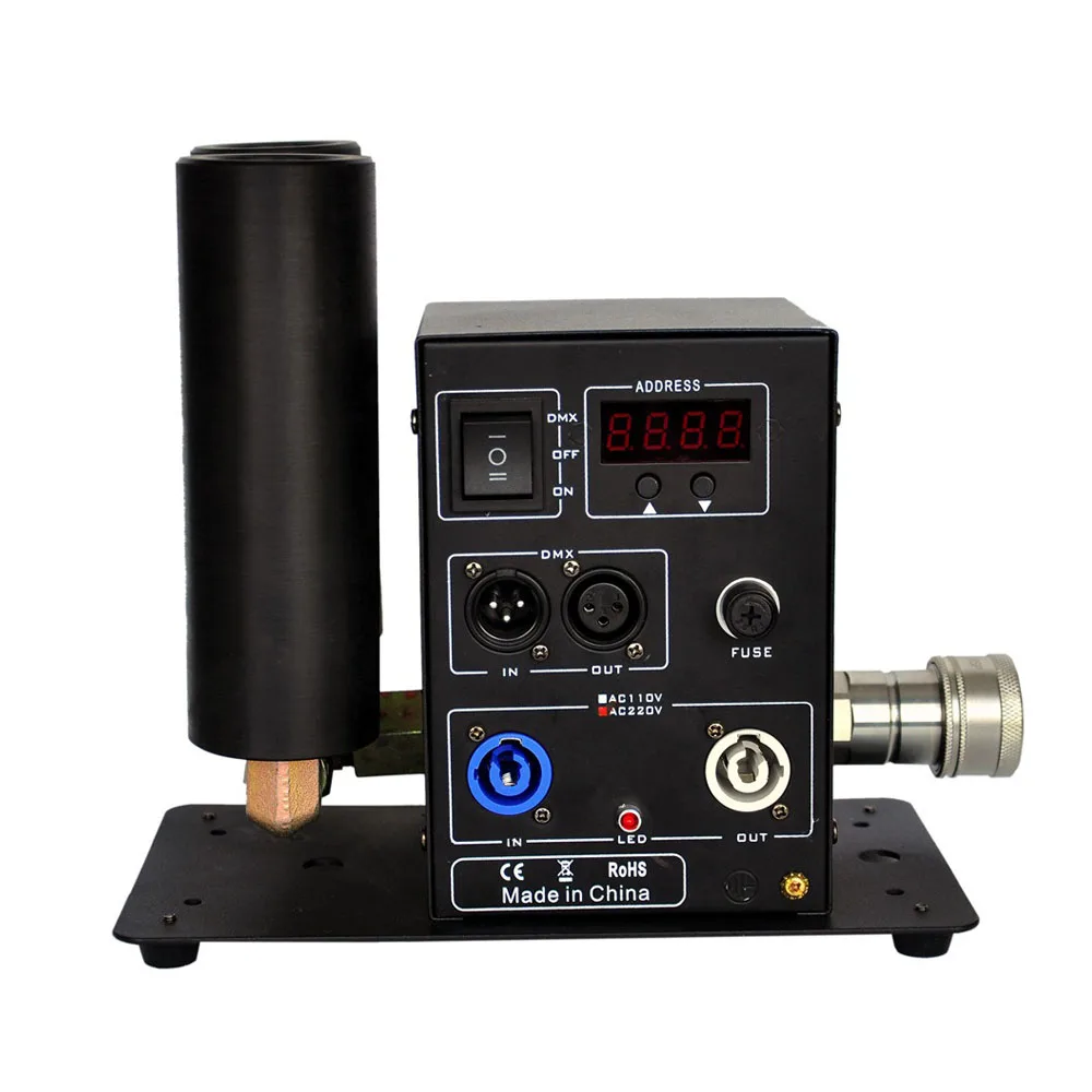 DMX512 Co2 Jet Fog Machine for Events - alternate angle