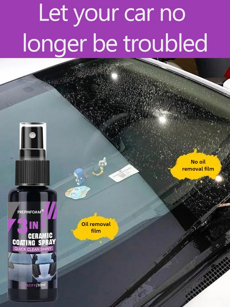 

Долговечный спрей для пленки против масла | 6-месячная защита автомобильного стекла