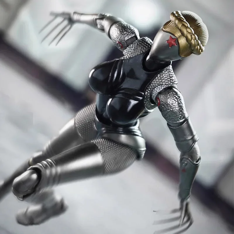 【السلع البقعة】 شخصيات الحركة بمقياس 1/12 من Wikeetoys Atomic Heart Dancing Twinnies Third Party #2