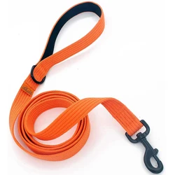 Dog Leash 6 Feet Long Polyamide Rope With Soft Padded Handle Durable Dog Training Lead Metal Swivel Hook for Small to Large Dogs