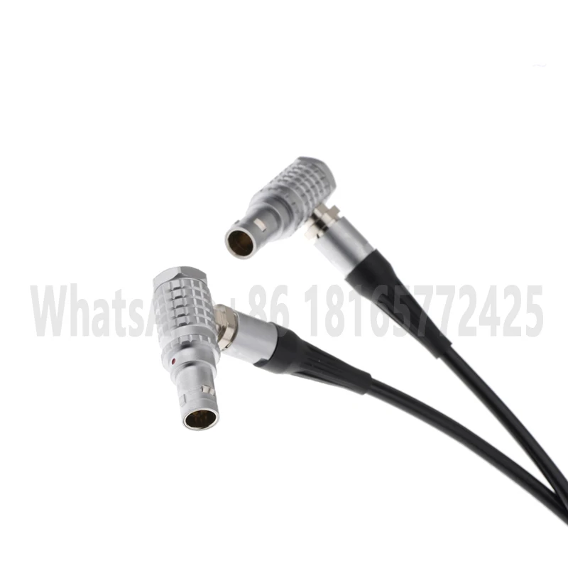 FGG FHG 0B 2 3 4 5 6 7 9-pin aviation metal circular male female plug connector conversion extension welding power spring cable