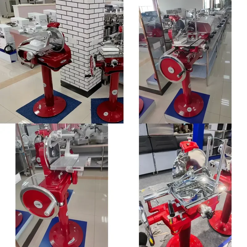 for Italian Minimalist Style Aluminum Alloy Manual Meat Cutter 2mm Slice Thickness Suitable for Commercial Restaurant