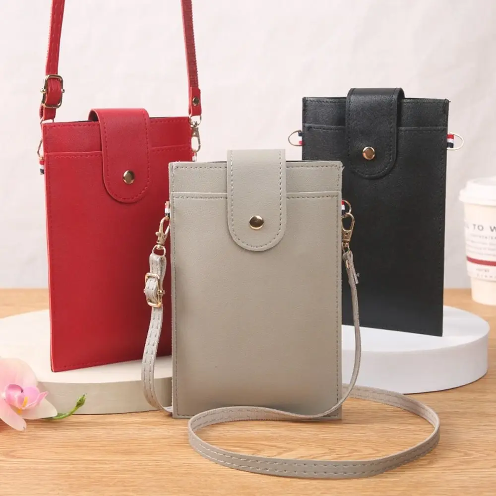 Fashion Small Crossbody Bags Women Mini PU Leather Shoulder Messenger Bag For Girls  Ladies Phone Purse Zipper Flap