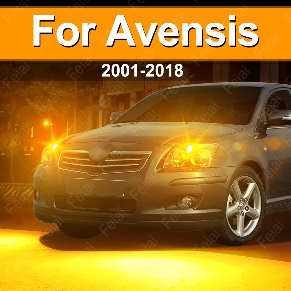LED Turn Signal Lights For Toyota Avensis T22 T25 T27 Accessories LED Indicator Bulb Amber 2003-2008-2018 2006 2007 2009 2010