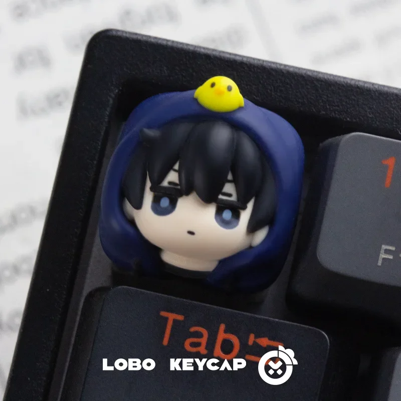 Time Raiders Theme Keycap Original Design By Kylin Zhang/Super Wu 3D Printed Resin Art Keycap Customized Cartoon Artisan Keycaps